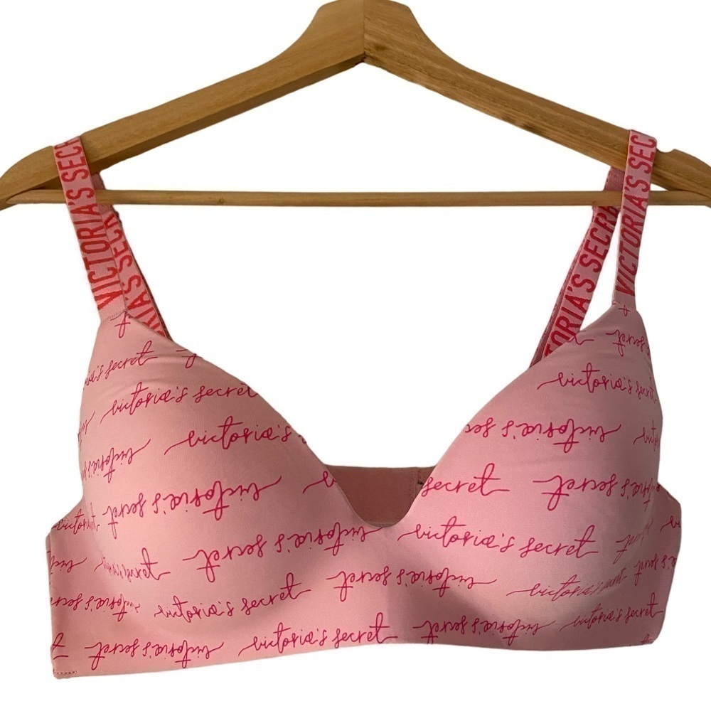 VS CURSIVE LOGO BRA BUTTERY SOFT NO WIRE